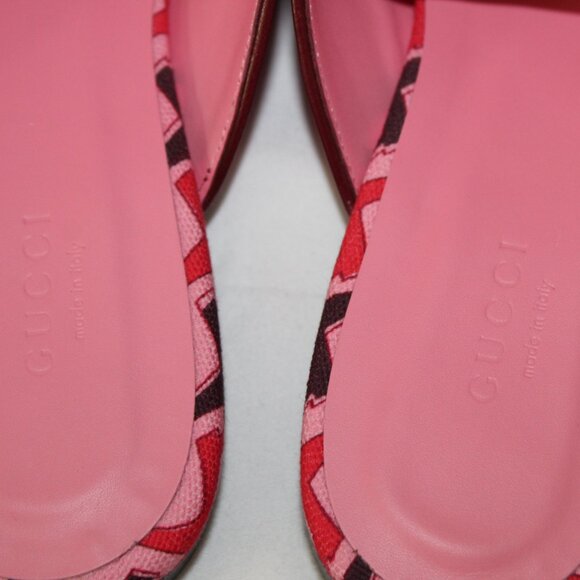 NWB Gucci Horsebit GG Princetown Horsebit Flats Mules Slip Ons 40 802163 - Picture 8 of 9